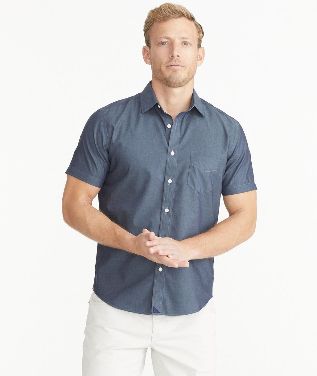 Wrinkle-Free Short-Sleeve Hargrove Shirt
