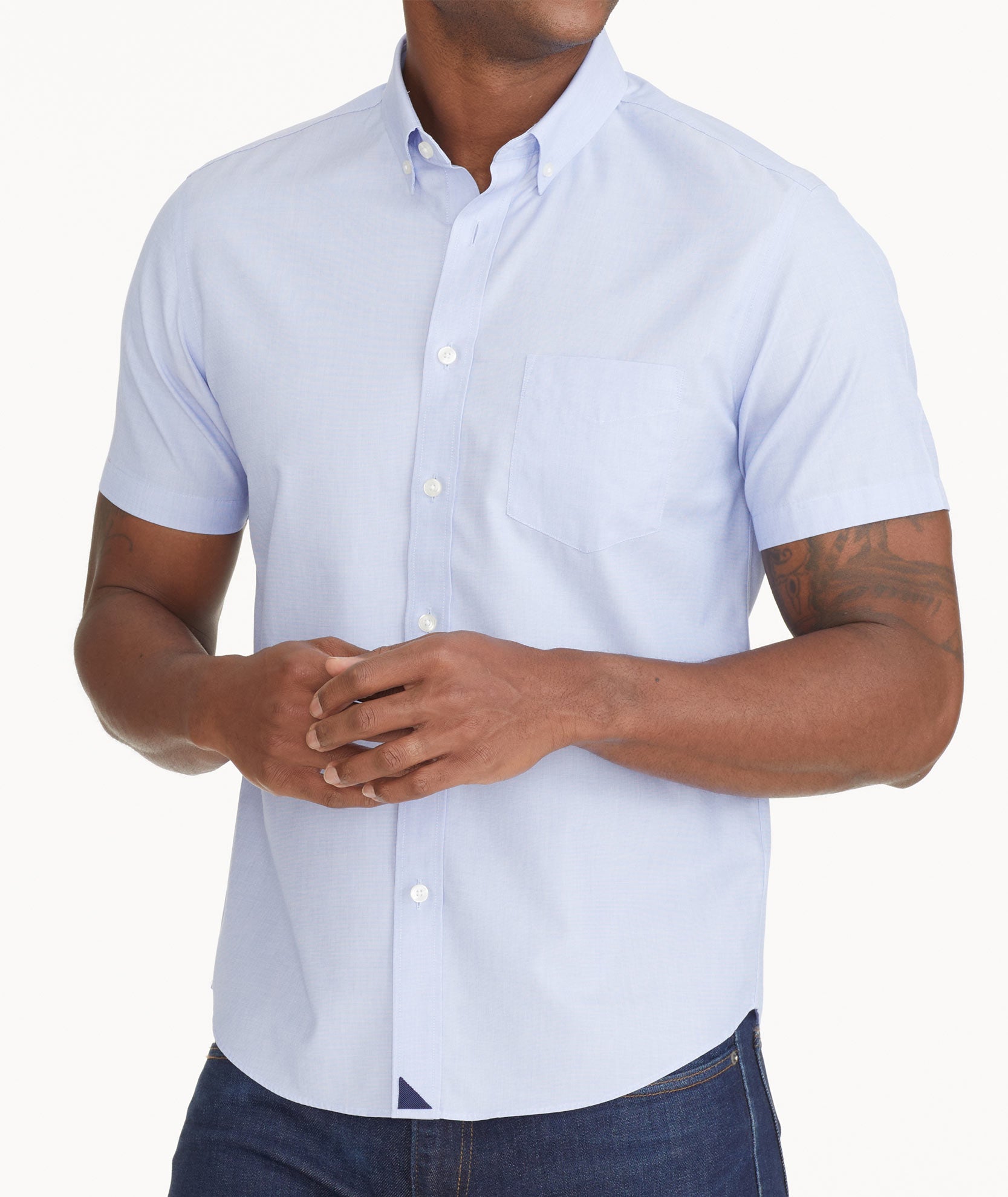 Sleeve Button Half Sleeve Button Up Shirts