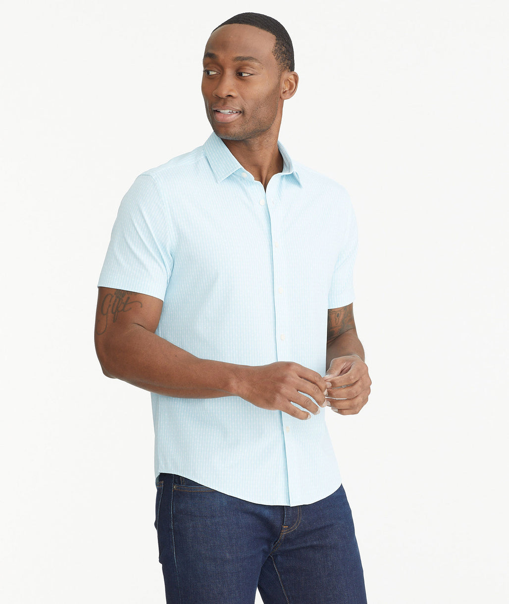 Wrinkle-Free Performance Short-Sleeve Holloway Shirt
