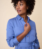 Tencel™ Solid Jennie Shirt Dress - FINAL SALE 3