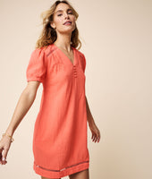 Cotton Gauze Kasey Shirt Dress 6