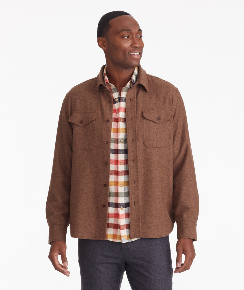 Italian Wool Overshirt - FINAL SALE