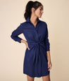 Model wearing an UNTUCKit Lisa Dress.