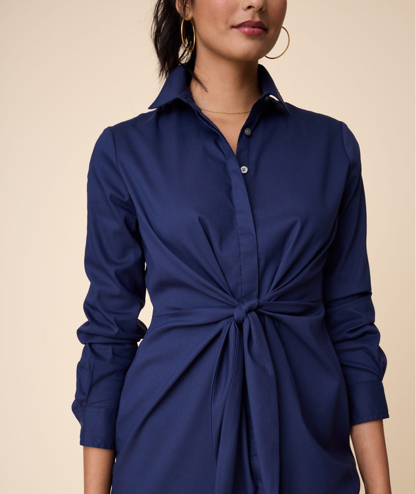 Stretch Cotton Lisa Shirt Dress - FINAL SALE