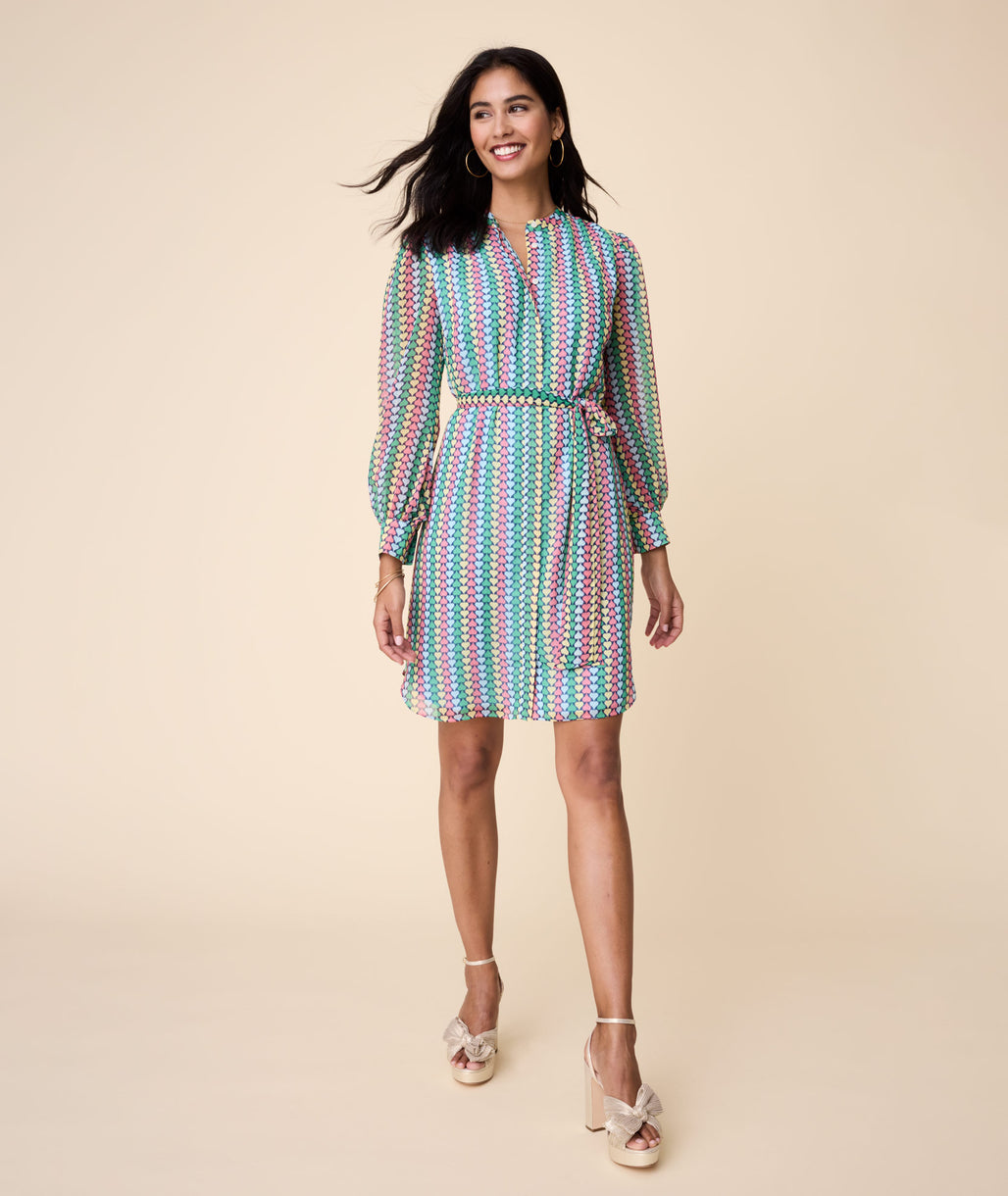 Model wearing an UNTUCKit Marnie Dress.