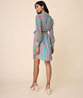 Collarless Georgette Marnie Dress - FINAL SALE 5
