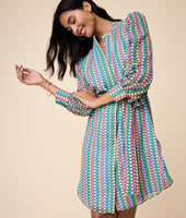 Collarless Georgette Marnie Dress - FINAL SALE 1