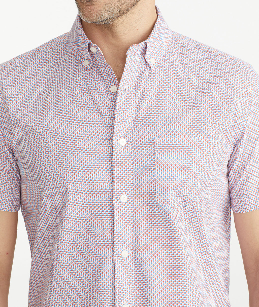 Cotton Short-Sleeve Mayfield Shirt