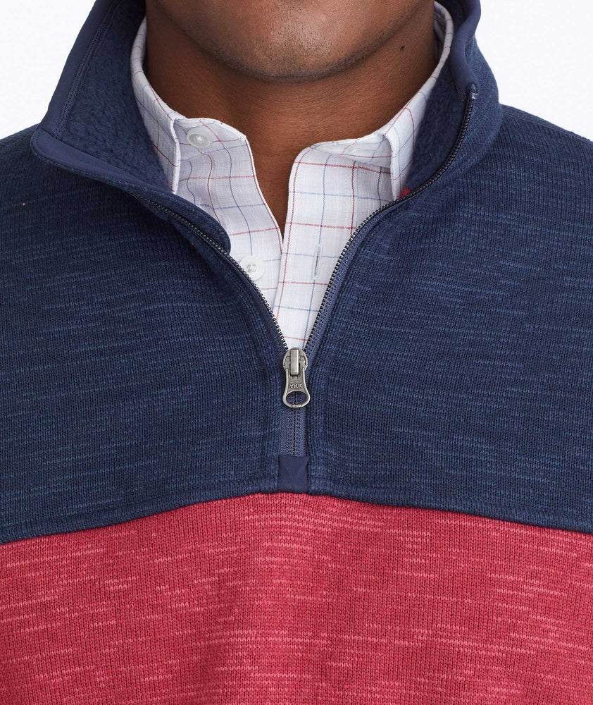 Colorblock Fleece Quarter-Zip - FINAL SALE