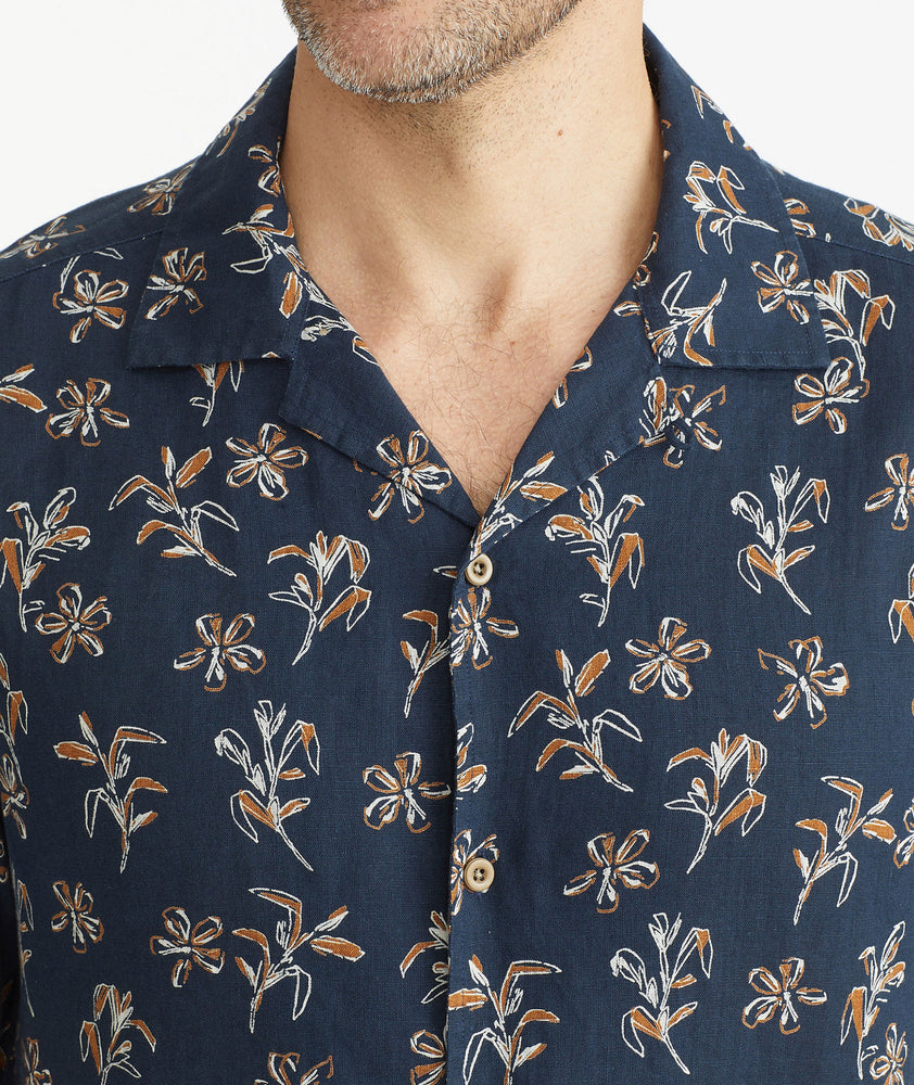 Linen Havana Short-Sleeve Ortega Shirt - FINAL SALE