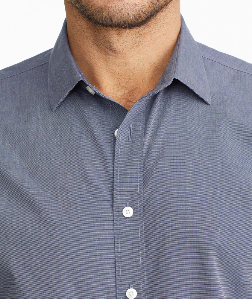 Wrinkle-Free Orville Shirt Navy | UNTUCKit