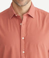 Cotton Seersucker Short-Sleeve Pavao Shirt