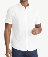 Cotton Seersucker Short-Sleeve Pavao Shirt 1