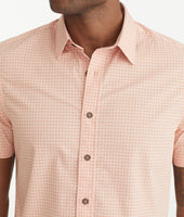Cotton Stretch Short-Sleeve Geoprint Shirt 5