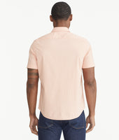 Cotton Stretch Short-Sleeve Geoprint Shirt 4