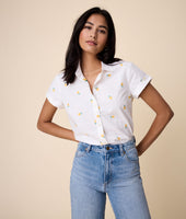 Cotton Short-Sleeve Penny Shirt 1