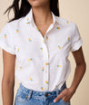 Cotton Short-Sleeve Penny Shirt