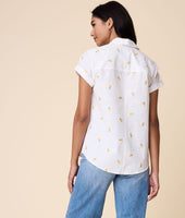 Cotton Short-Sleeve Penny Shirt 4