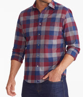 Wrinkle-Free Performance Flannel Piemonte Shirt - FINAL SALE 1