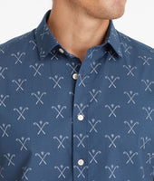 Cotton Printed Short-Sleeve Pinhel Shirt - FINAL SALE 4