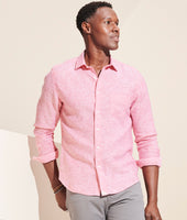 Wrinkle-Resistant Linen Vin Santo Shirt - FINAL SALE 6