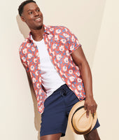 Linen Short-Sleeve Redondo Shirt 5