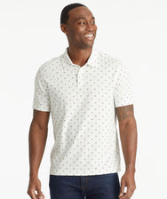 Patterned Performance Polo - FINAL SALE