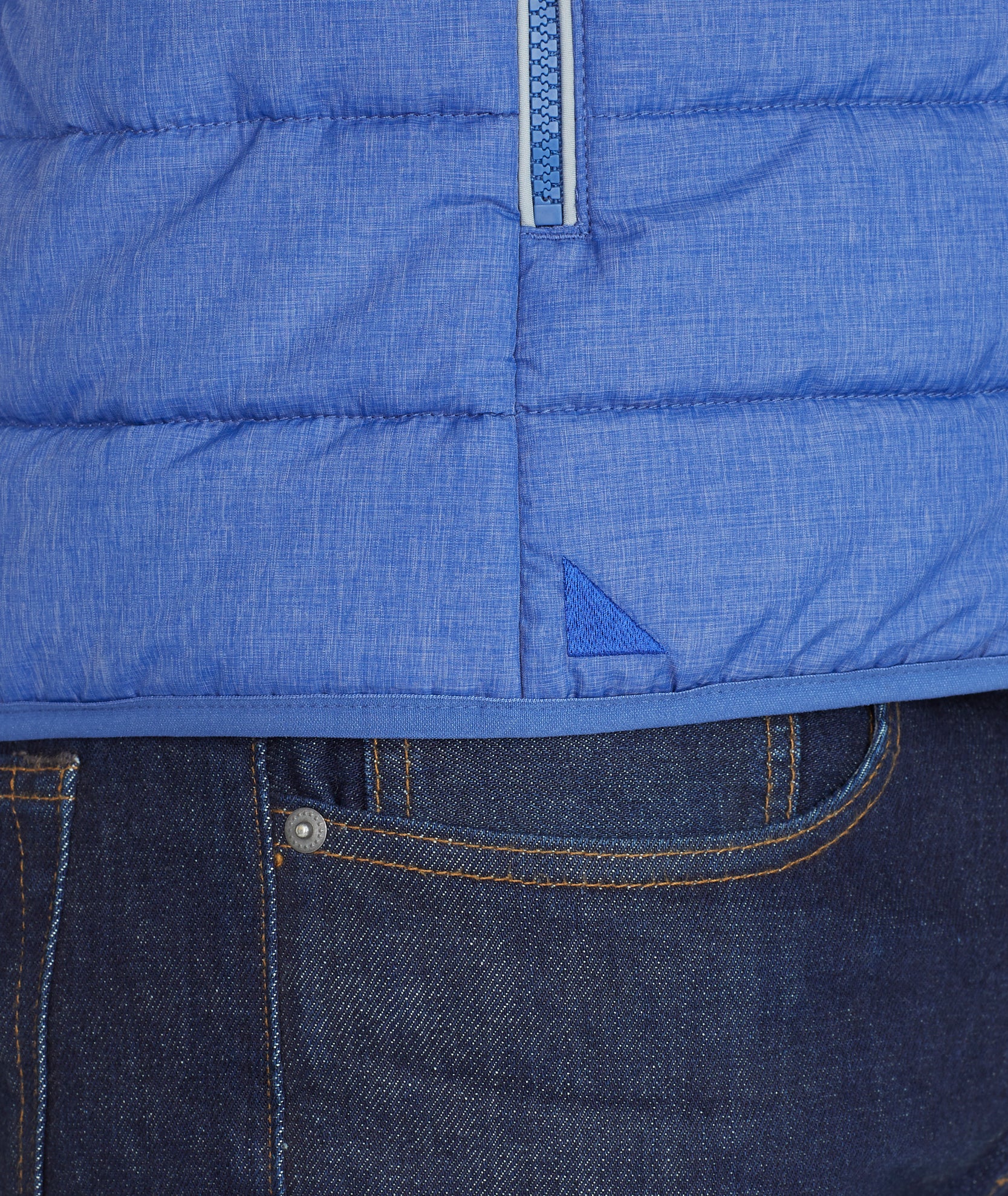 Puffer Vest Thierry Blue UNTUCKit