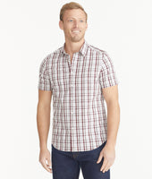 Cotton Stretch Short-Sleeve Check Shirt 3
