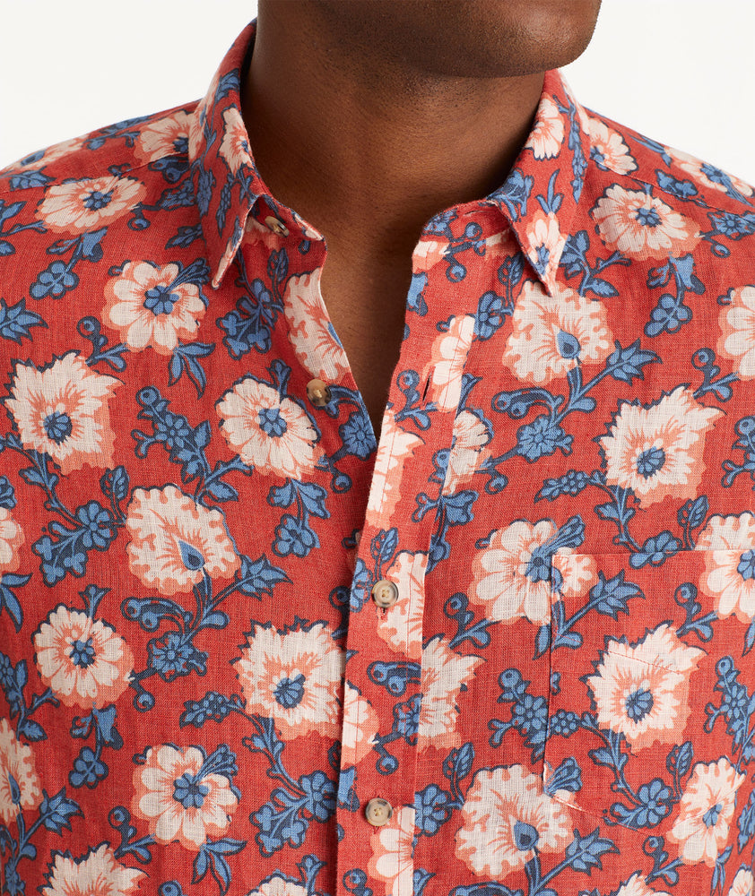 Linen Short-Sleeve Redondo Shirt - FINAL SALE