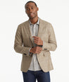 Model wearing an UNTUCKit Tan Italian Wool Riccitelli Sport Coat