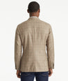 Model wearing an UNTUCKit Tan Italian Wool Riccitelli Sport Coat