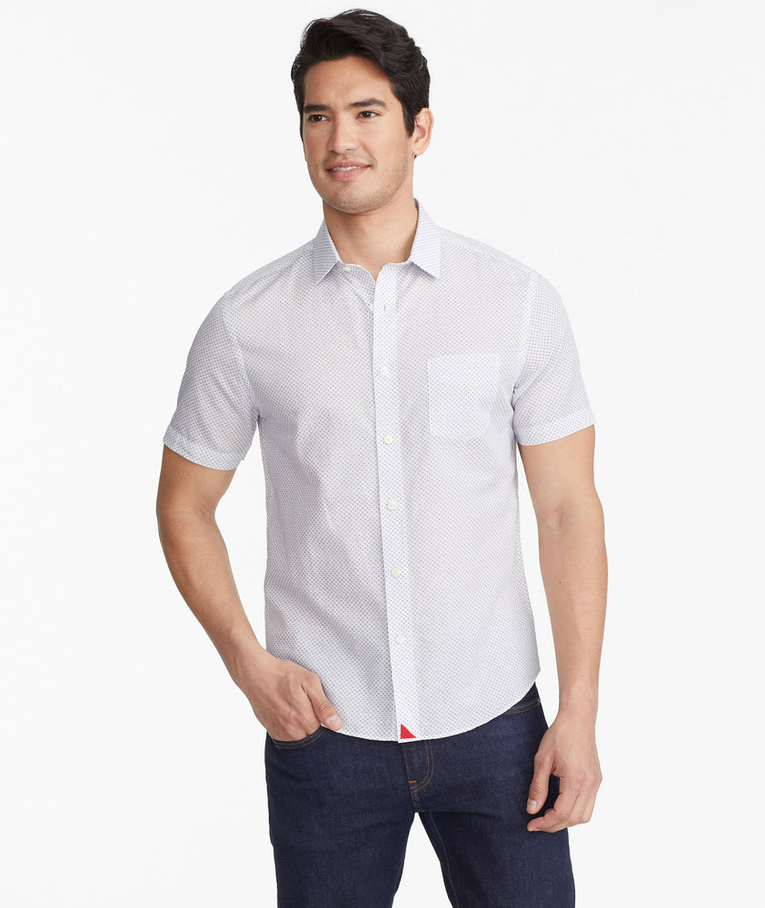 Model wearing a Blue Riverside - FINAL SALE