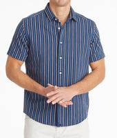 Cotton Striped Short-Sleeve Ryder Shirt 1