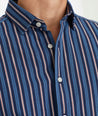 Cotton Striped Short-Sleeve Ryder Shirt - FINAL SALE