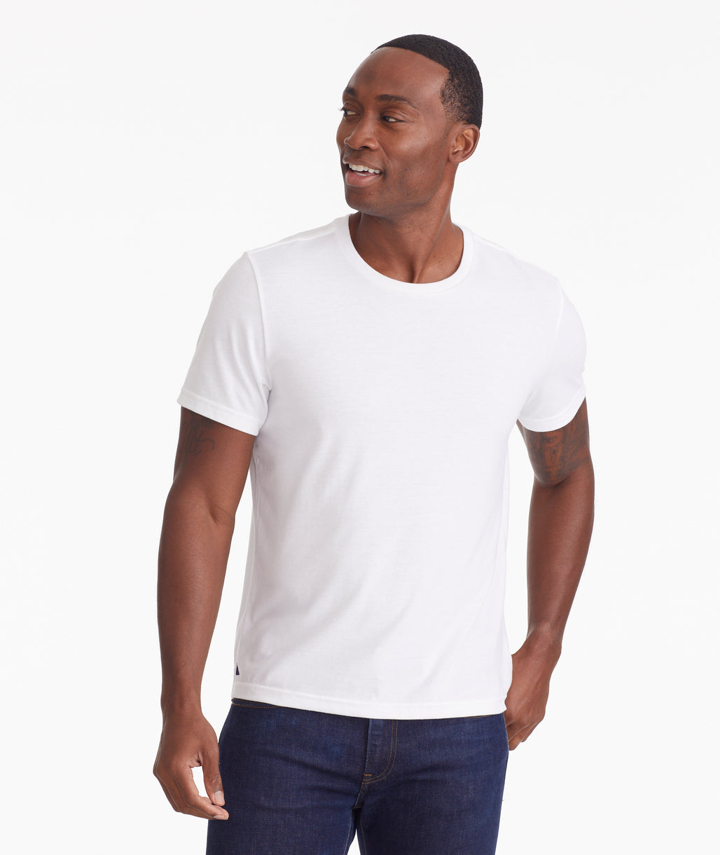 Plain White T Shirt Model Front And Back