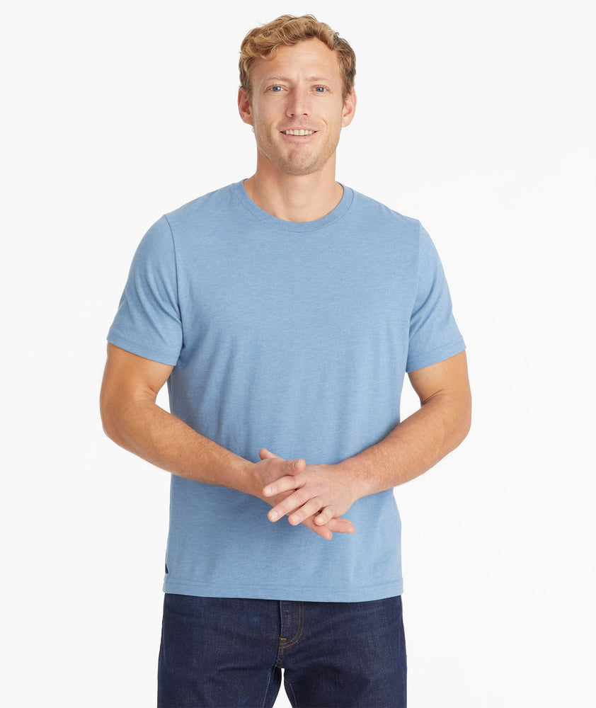 Ultrasoft Tee Soft Blue | UNTUCKit