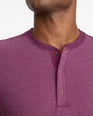Textured Long-Sleeve Henley - FINAL SALE