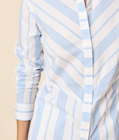 Stretch Cotton Chevron Sloane Shirt 4