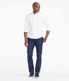 Model wearing a Navy Chino Pants