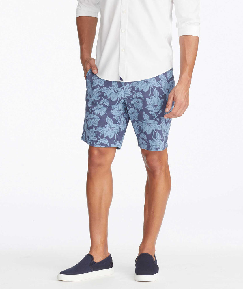 Model wearing a Navy Chino Short