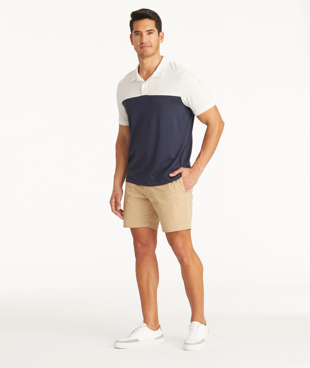 Model wearing UNTUCKit Tan 7