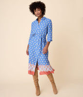 Block Print Midi Susan Dress 1