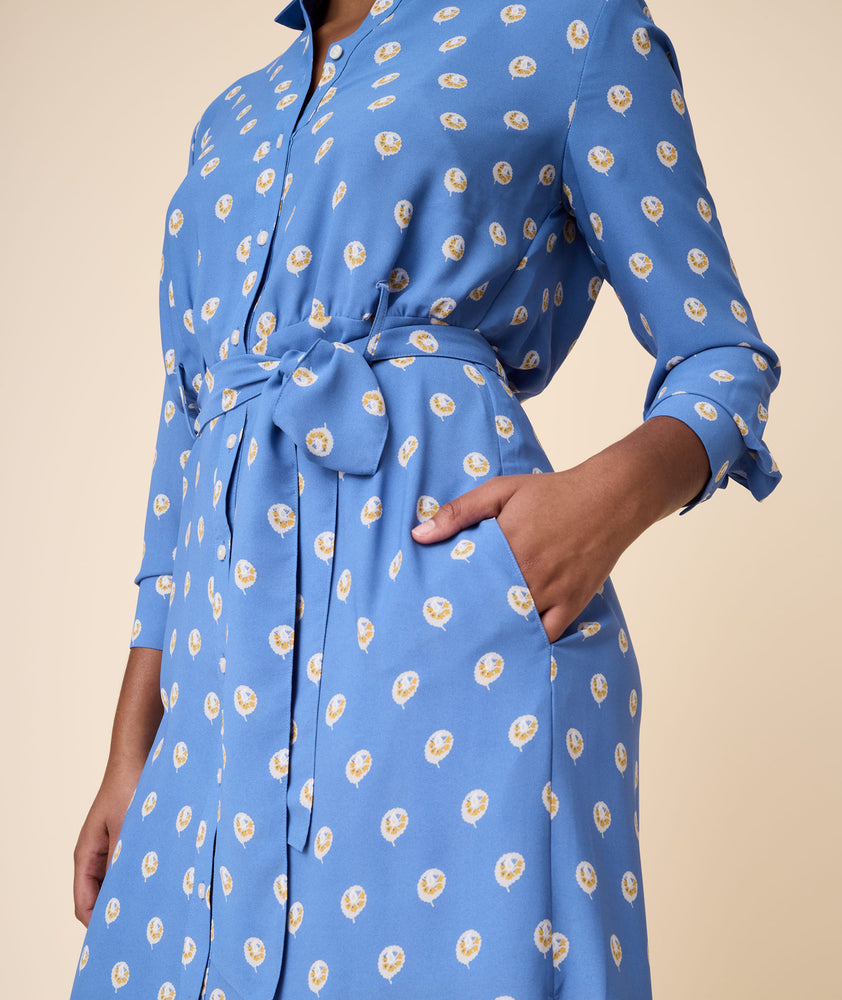 Block Print Midi Susan Dress - FINAL SALE