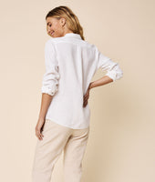 Linen Roll Tab Tucker Shirt 4