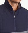 Two-Tone Quarter-Zip Sweatshirt