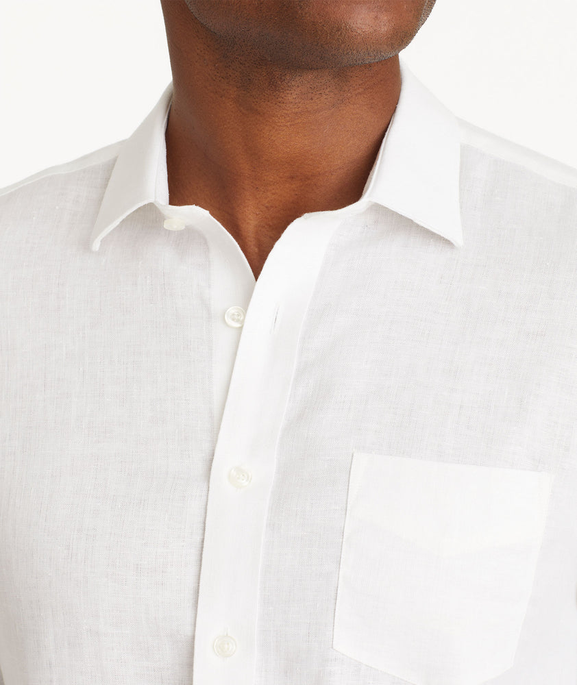 Wrinkle-Resistant Linen Vin Santo Shirt White | UNTUCKit