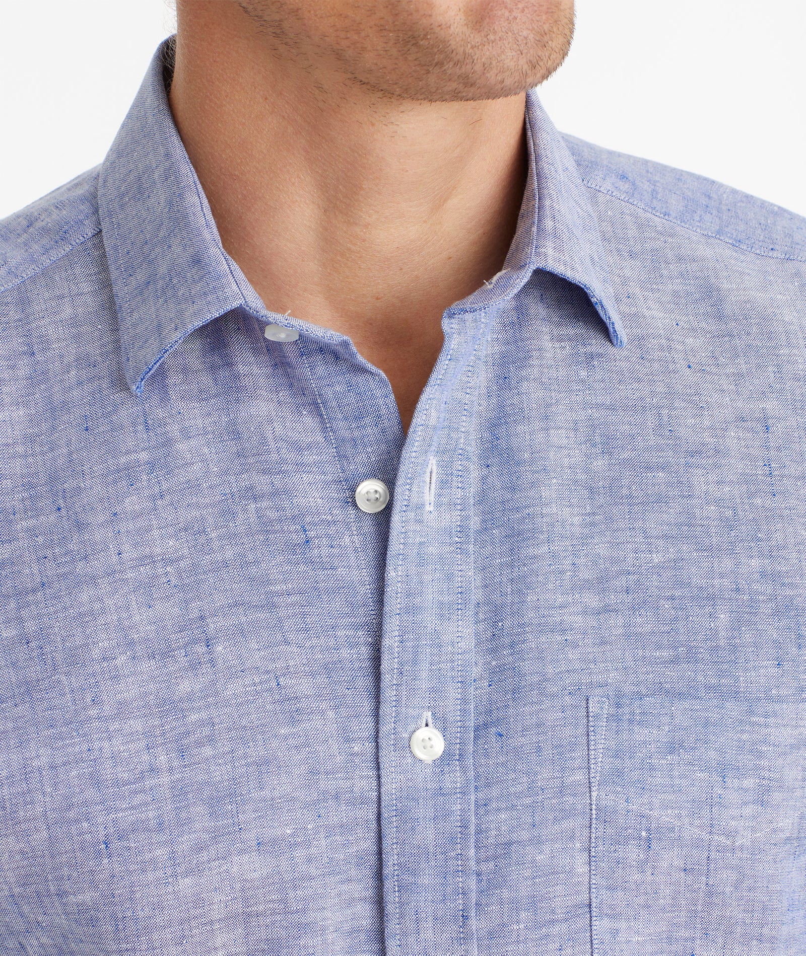 Wrinkle-Resistant Linen Vin Santo Shirt Blue | UNTUCKit