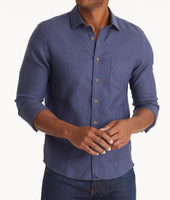 Wrinkle-Resistant Linen Vin Santo Shirt 1