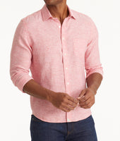 Wrinkle-Resistant Linen Vin Santo Shirt - FINAL SALE 1